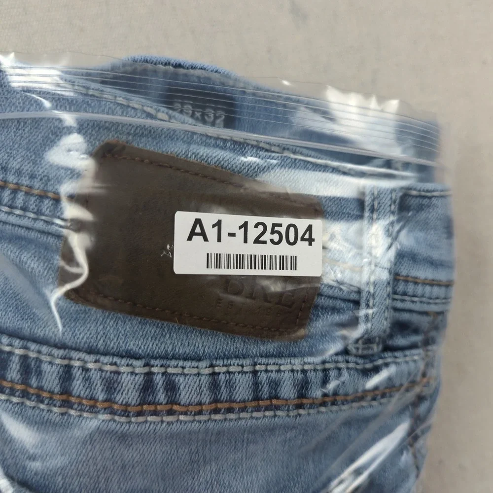 BKE Jeans Mens 29x32 Blue Fulton Boot Cut Western Cowboy Light Wash